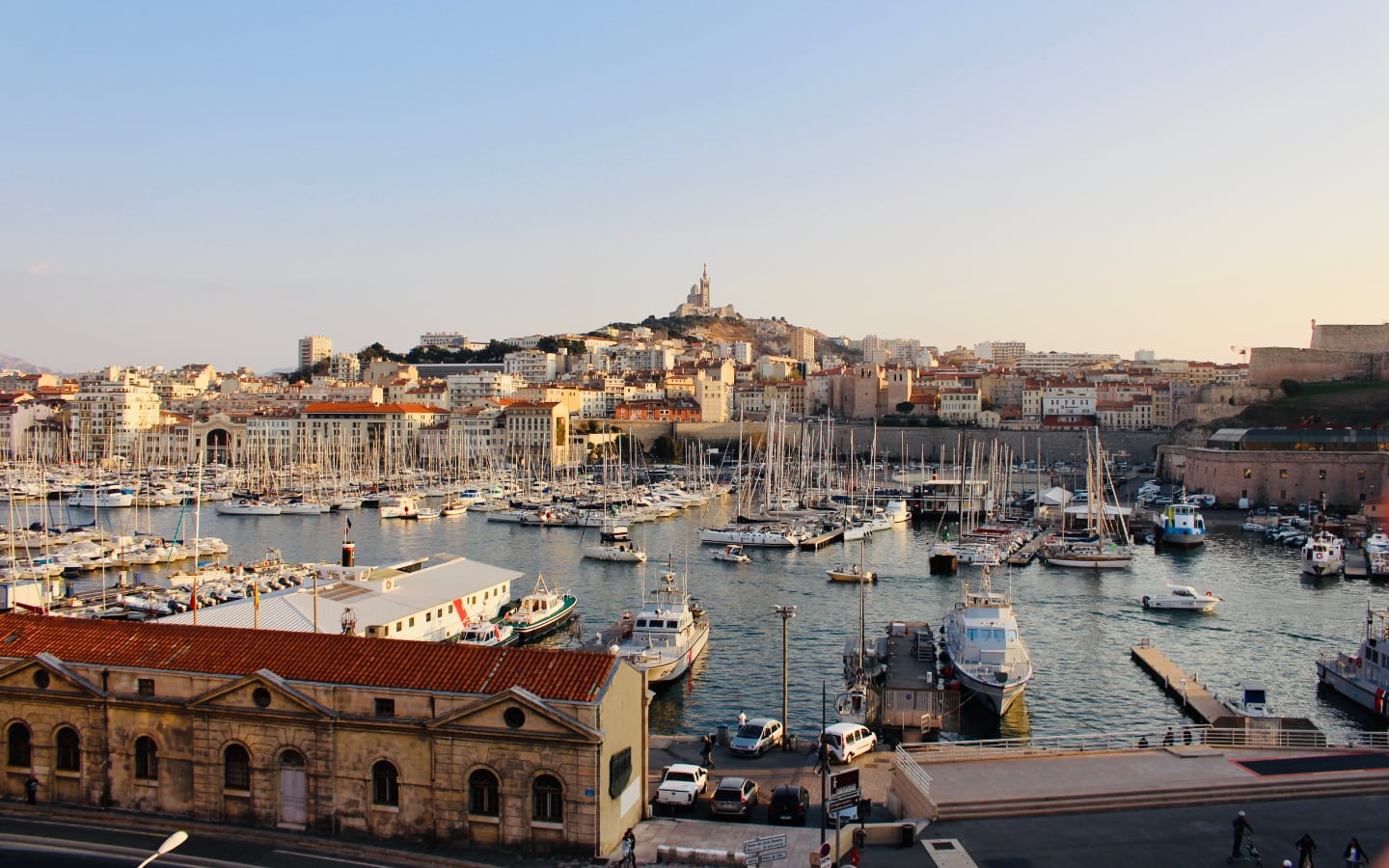 Vue du port de Marseille